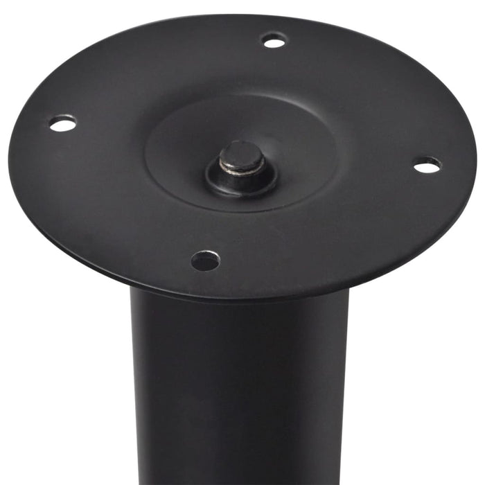 Picioare de masă telescopice, 4 buc., negru, 710 mm-1100 mm - WALTI WALTI