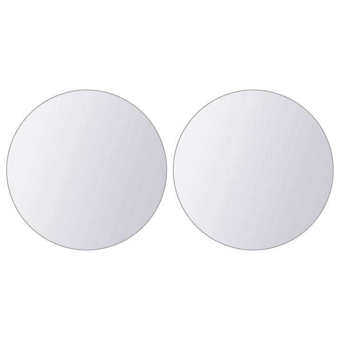 Plăci de oglindă, 16 buc., sticlă, rotund - WALTI WALTI