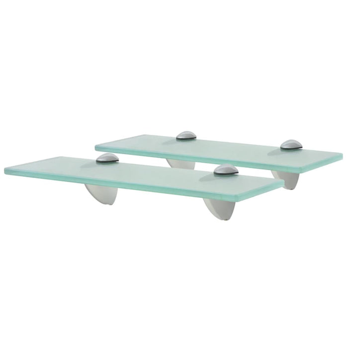 Rafturi suspendate, 2 buc., 30 x 10 cm, sticlă, 8 mm - WALTI WALTI