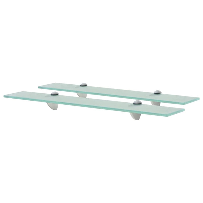 Rafturi suspendate, 2 buc., 60 x 10 cm, sticlă, 8 mm - WALTI WALTI