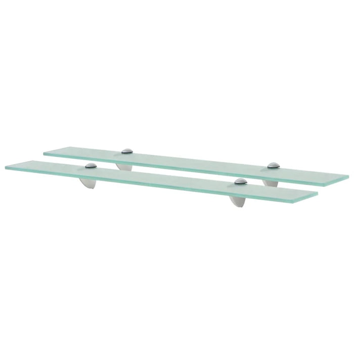Rafturi suspendate, 2 buc., 70 x 10 cm, sticlă, 8 mm - WALTI WALTI