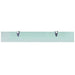 Rafturi suspendate, 2 buc., 70 x 10 cm, sticlă, 8 mm - WALTI WALTI