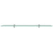Rafturi suspendate, 2 buc., 90 x 10 cm, sticlă, 8 mm - WALTI WALTI
