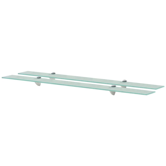 Rafturi suspendate, 2 buc., 100 x 10 cm, sticlă, 8 mm - WALTI WALTI