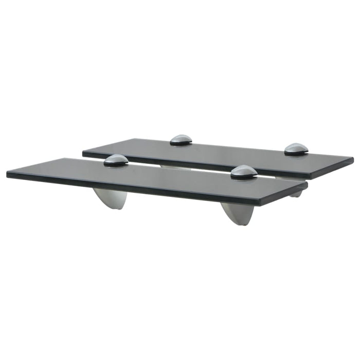 Rafturi suspendate, 2 buc., 30 x 10 cm, sticlă, 8 mm - WALTI WALTI