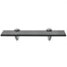 Rafturi suspendate, 2 buc., 30 x 10 cm, sticlă, 8 mm - WALTI WALTI
