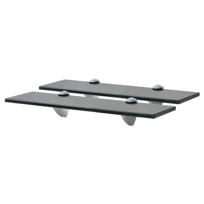 Rafturi suspendate, 2 buc,. 40 x 10 cm, sticlă, 8 mm - WALTI WALTI