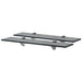 Rafturi suspendate, 2 buc., 50 x 10 cm, sticlă, 8 mm - WALTI WALTI