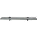 Rafturi suspendate, 2 buc., 50 x 10 cm, sticlă, 8 mm - WALTI WALTI