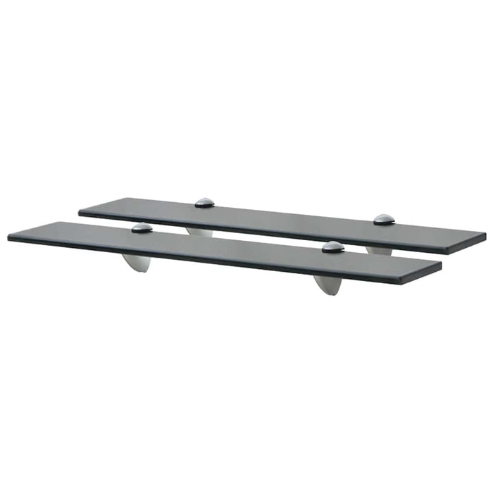 Rafturi suspendate, 2 buc., 60 x 10 cm, sticlă, 8 mm - WALTI WALTI