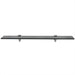 Rafturi suspendate, 2 buc., 60 x 10 cm, sticlă, 8 mm - WALTI WALTI