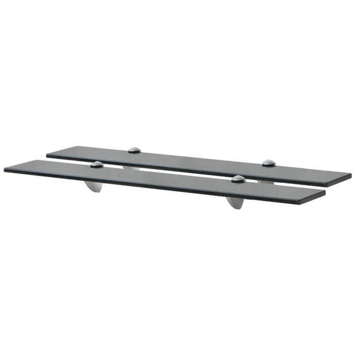 Rafturi suspendate, 2 buc., 70 x 10 cm, sticlă, 8 mm - WALTI WALTI