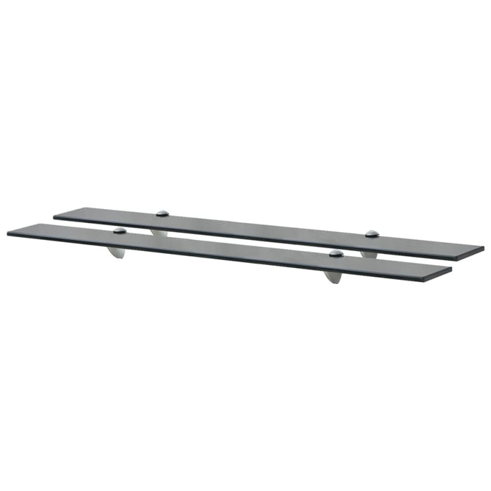 Rafturi suspendate, 2 buc., 90 x 10 cm, sticlă, 8 mm - WALTI WALTI