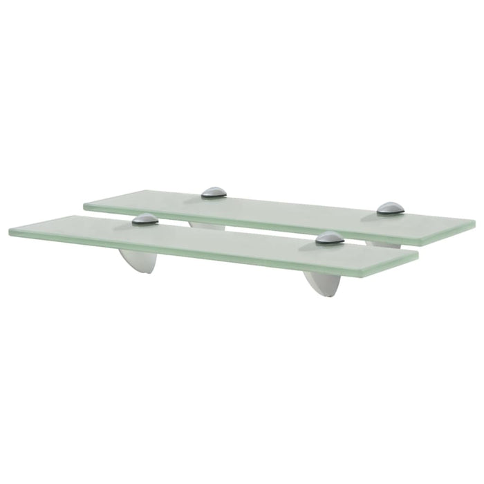 Rafturi suspendate, 2 buc,. 40 x 10 cm, sticlă, 8 mm - WALTI WALTI
