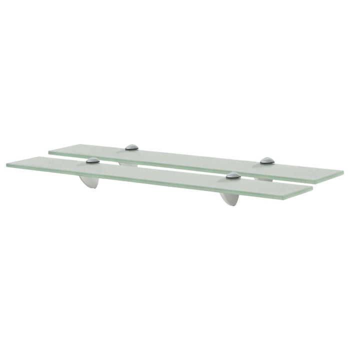 Rafturi suspendate, 2 buc., 60 x 10 cm, sticlă, 8 mm - WALTI WALTI
