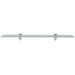 Rafturi suspendate, 2 buc., 60 x 10 cm, sticlă, 8 mm - WALTI WALTI