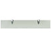 Rafturi suspendate, 2 buc., 60 x 10 cm, sticlă, 8 mm - WALTI WALTI