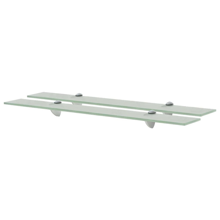 Rafturi suspendate, 2 buc., 70 x 10 cm, sticlă, 8 mm - WALTI WALTI