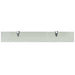 Rafturi suspendate, 2 buc., 70 x 10 cm, sticlă, 8 mm - WALTI WALTI
