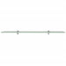 Rafturi suspendate, 2 buc., 90 x 10 cm, sticlă, 8 mm - WALTI WALTI