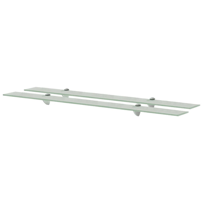 Rafturi suspendate, 2 buc., 100 x 10 cm, sticlă, 8 mm - WALTI WALTI