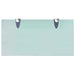 Rafturi suspendate, 2 buc., 40 x 20 cm, sticlă, 8 mm - WALTI WALTI