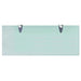 Rafturi suspendate, 2 buc., 50 x 20 cm, sticlă, 8 mm - WALTI WALTI