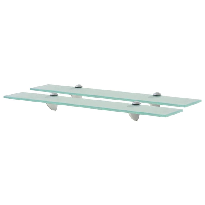Rafturi suspendate, 2 buc., 60 x 20 cm, sticlă, 8 mm - WALTI WALTI
