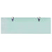 Rafturi suspendate, 2 buc., 60 x 20 cm, sticlă, 8 mm - WALTI WALTI