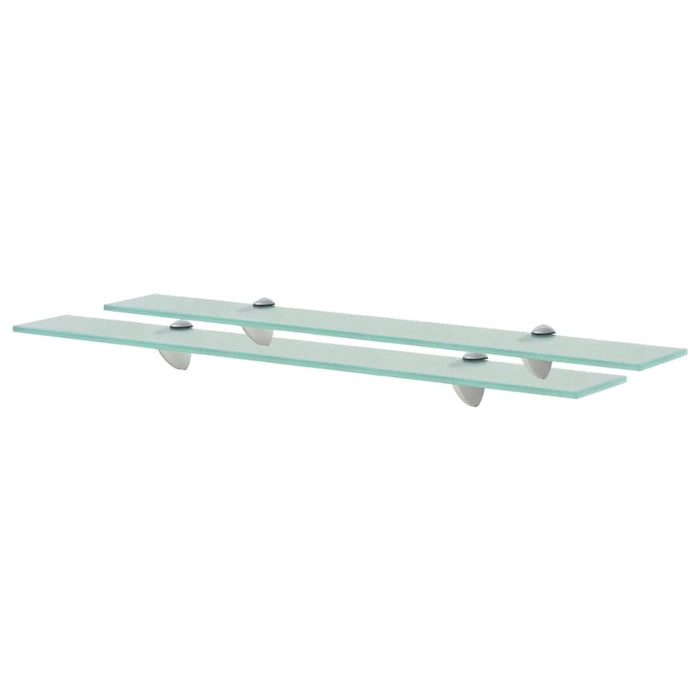 Rafturi suspendate, 2 buc., 70 x 20 cm, sticlă, 8 mm - WALTI WALTI