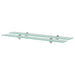 Rafturi suspendate, 2 buc., 80 x 20 cm, sticlă, 8 mm - WALTI WALTI