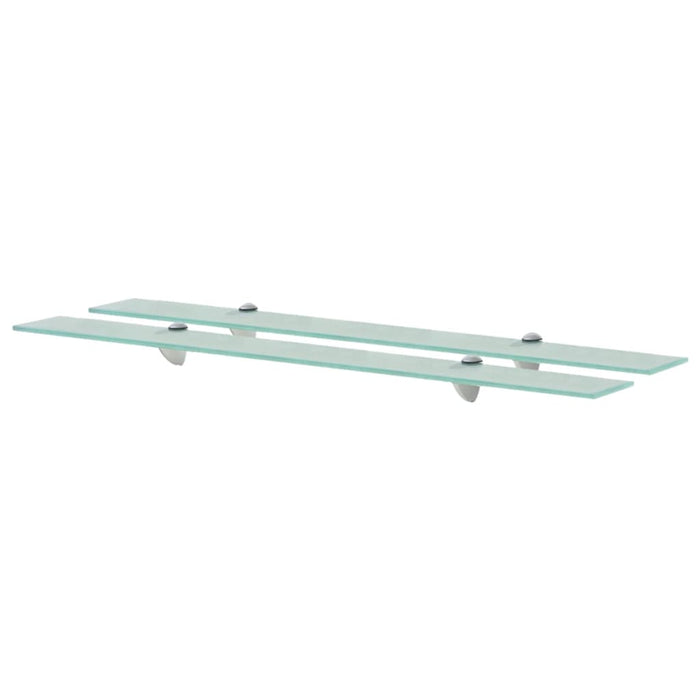 Rafturi suspendate, 2 buc., 90 x 20 cm, sticlă, 8 mm - WALTI WALTI