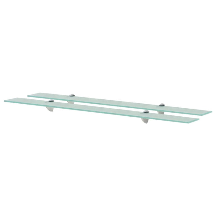 Rafturi suspendate, 2 buc., 100 x 20 cm, sticlă, 8 mm - WALTI WALTI