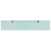 Rafturi suspendate, 2 buc., 100 x 20 cm, sticlă, 8 mm - WALTI WALTI
