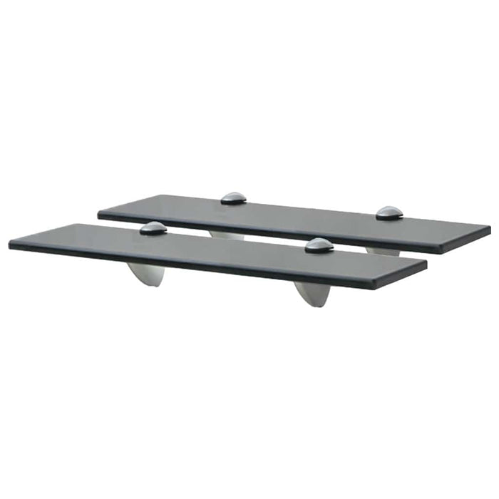 Rafturi suspendate, 2 buc., 40 x 20 cm, sticlă, 8 mm - WALTI WALTI