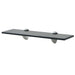 Rafturi suspendate, 2 buc., 40 x 20 cm, sticlă, 8 mm - WALTI WALTI