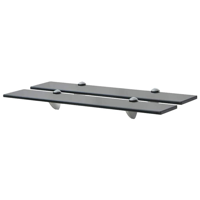 Rafturi suspendate, 2 buc., 60 x 20 cm, sticlă, 8 mm - WALTI WALTI