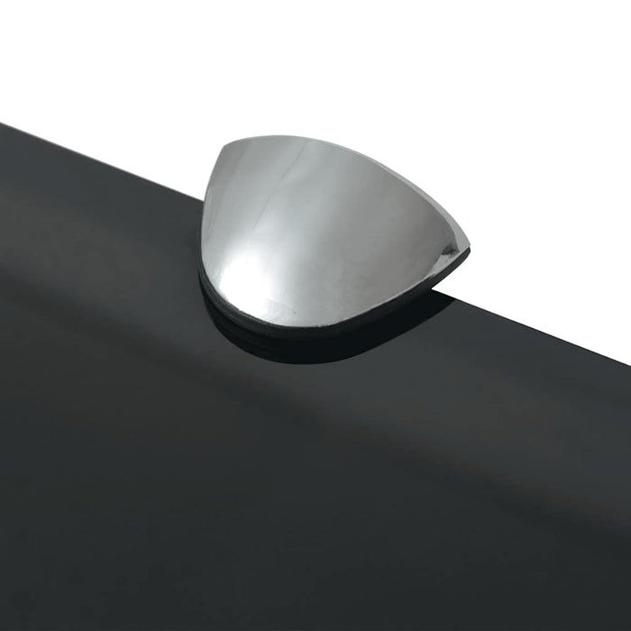 Rafturi suspendate, 2 buc., 70 x 20 cm, sticlă, 8 mm - WALTI WALTI