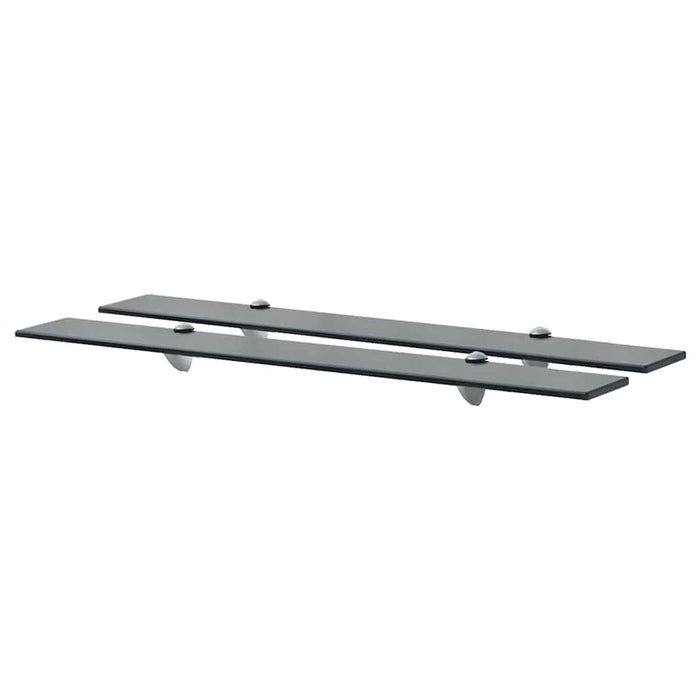 Rafturi suspendate, 2 buc., 80 x 20 cm, sticlă, 8 mm - WALTI WALTI