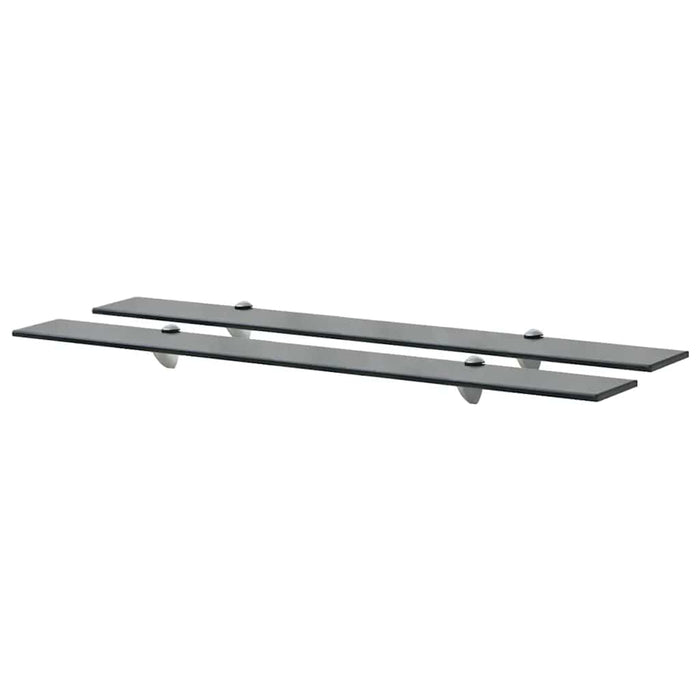 Rafturi suspendate, 2 buc., 90 x 20 cm, sticlă, 8 mm - WALTI WALTI