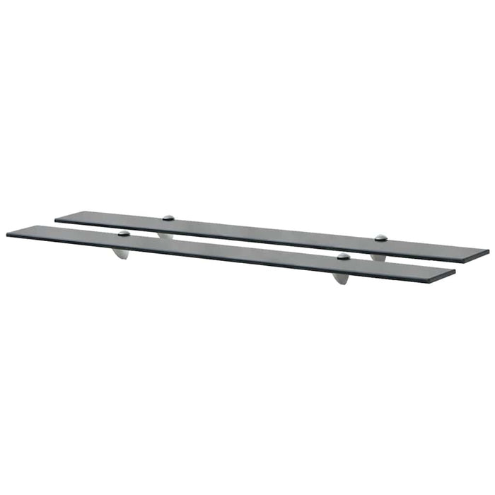 Rafturi suspendate, 2 buc., 100 x 20 cm, sticlă, 8 mm - WALTI WALTI