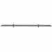 Rafturi suspendate, 2 buc., 100 x 20 cm, sticlă, 8 mm - WALTI WALTI