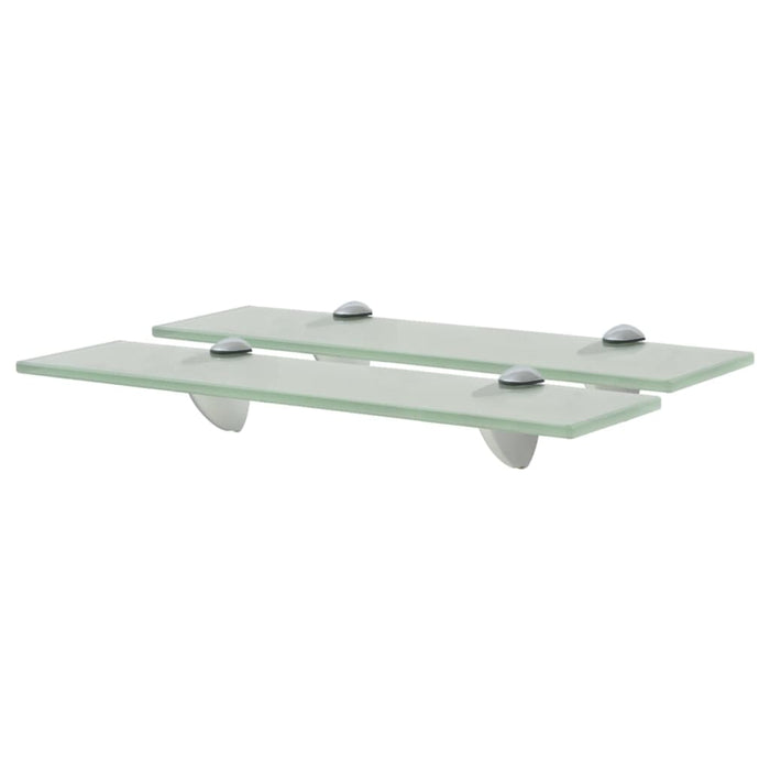 Rafturi suspendate, 2 buc., 40 x 20 cm, sticlă, 8 mm - WALTI WALTI