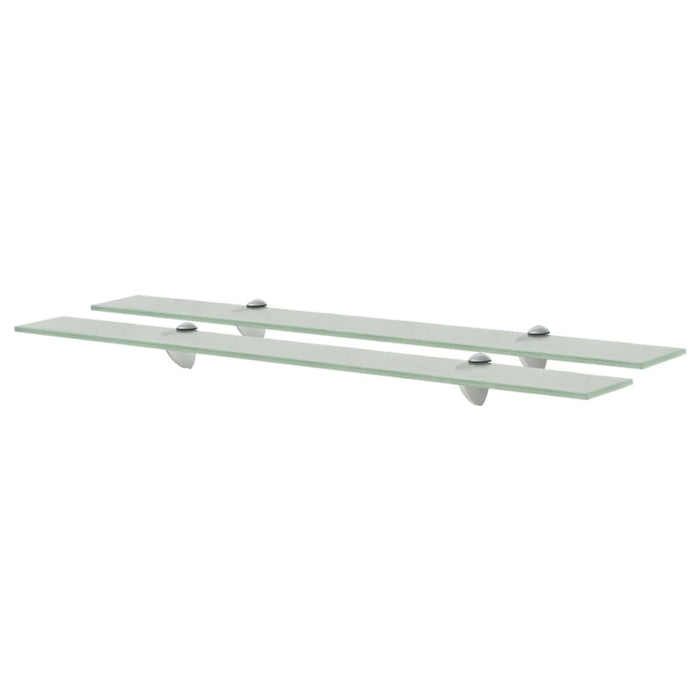 Rafturi suspendate, 2 buc., 80 x 20 cm, sticlă, 8 mm - WALTI WALTI