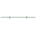 Rafturi suspendate, 2 buc., 80 x 20 cm, sticlă, 8 mm - WALTI WALTI