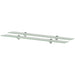 Rafturi suspendate, 2 buc., 90 x 20 cm, sticlă, 8 mm - WALTI WALTI
