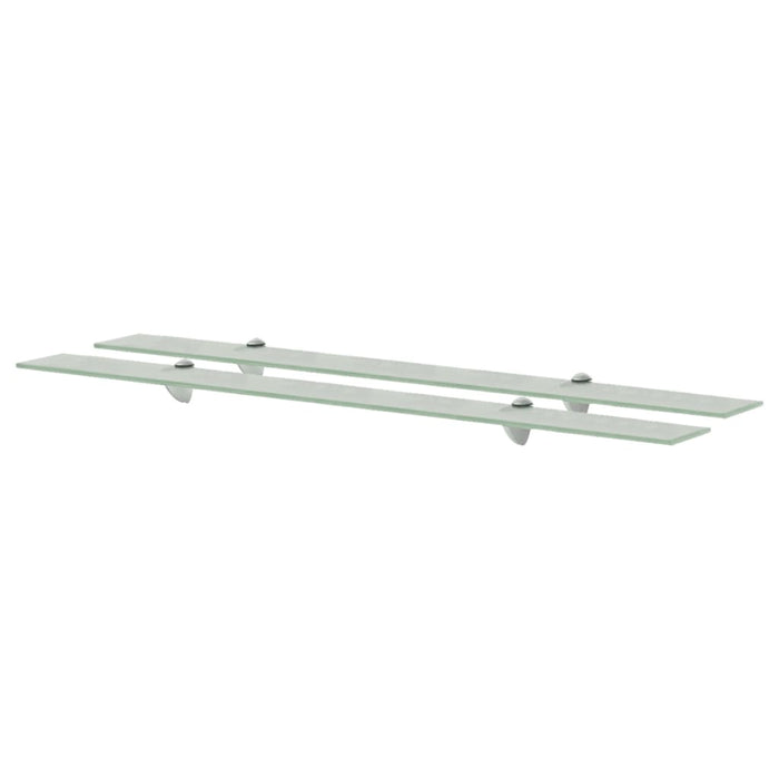 Rafturi suspendate, 2 buc., 100 x 20 cm, sticlă, 8 mm - WALTI WALTI