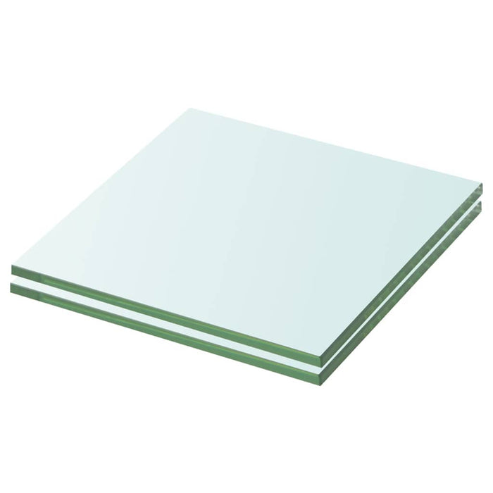 Rafturi, 2 buc., 20 x 15 cm, panouri sticlă transparentă - WALTI WALTI