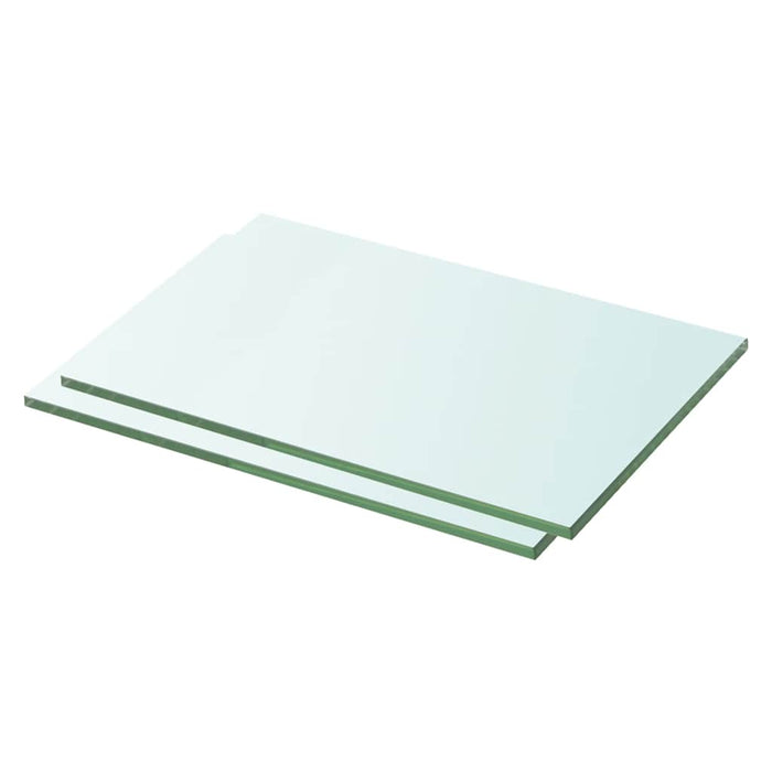 Rafturi, 2 buc., 30 x 15 cm, panouri sticlă transparentă - WALTI WALTI