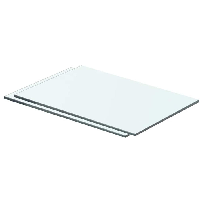 Rafturi, 2 buc., 40 x 20 cm, panouri sticlă transparentă - WALTI WALTI